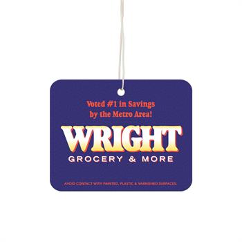 WL1775 - Horizontal Rectangle (Round Corners) Shaped Air Fresheners