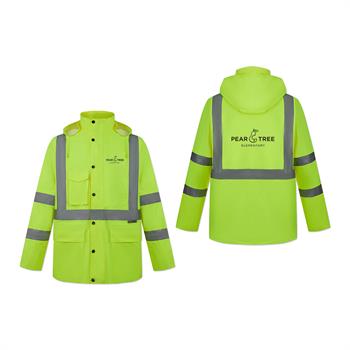 WL2016X - Class 3 Water Resistant Rain Safety Jacket