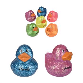 WL2033X - 3 3/4" Glitter Rubber Ducks