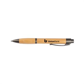 WL2098X - Straight Barrel Bamboo Pen