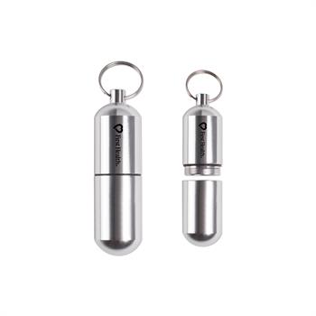 WL2119X - Aluminum Pill Holder Keychain