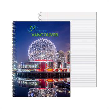 WL2147X - 8 1/2" x 10 1/2" Full Color Composition Notebook- Wide Rules