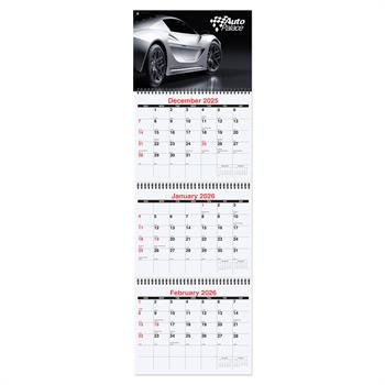 WL2172X - Three Months at a Glance Calendar with Rings
