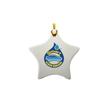 WL2345X - 3" Ceramic Star Ornament