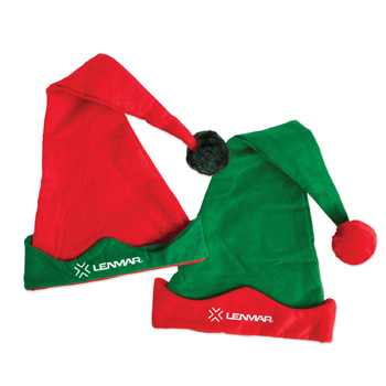 WL748X - Elf Hat With Pom Poms
