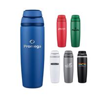 25 Oz Stainless Steel Vacuum Bottle with Easy Carry Handle Lid