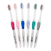7 1/2" Clear Accent Toothbrush