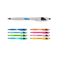 Colored Honesty Pen with Black Accents
