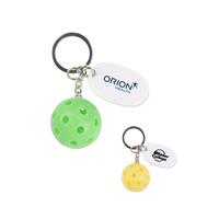 Pickleball with Tag Keychain