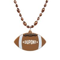 Football Medallion with Football Beads