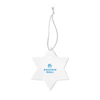 Acrylic Style Star of David Ornament