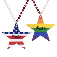 Star Patriotic/Pride Medallion Beads