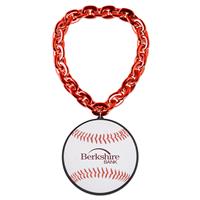 Baseball EVA Medallion with Jumbo Chain