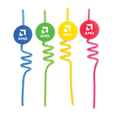 Crazy Straw With Medallion