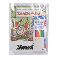 ZenDoodle Coloring Book for Adults Fun Pack