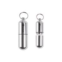 Aluminum Pill Holder Keychain