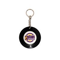 Recycled Vinyl Record Keychain