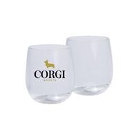 12 OZ Silicone Wine Crystal Clear "Glass"