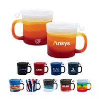 16 OZ Silicone Coffee Mug with Lid
