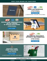 Keep Your brand On Their Desk! EUF 