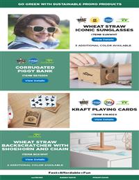 Go Green with Sustainable Promo Products! EUF