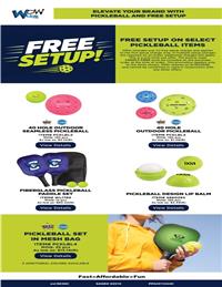 Elevate Your Brand With Pickleball And Free Setup