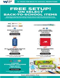 A+ Picks for Back-to-School Promotions
